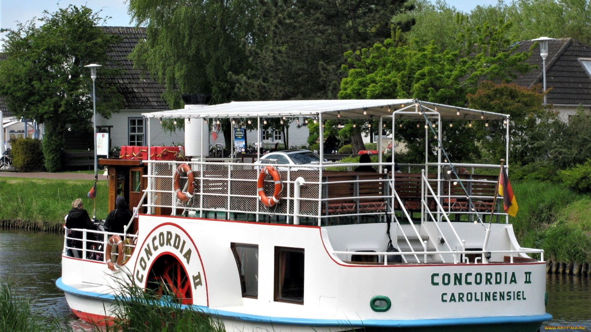 корабли, катера, прогулочный, катер