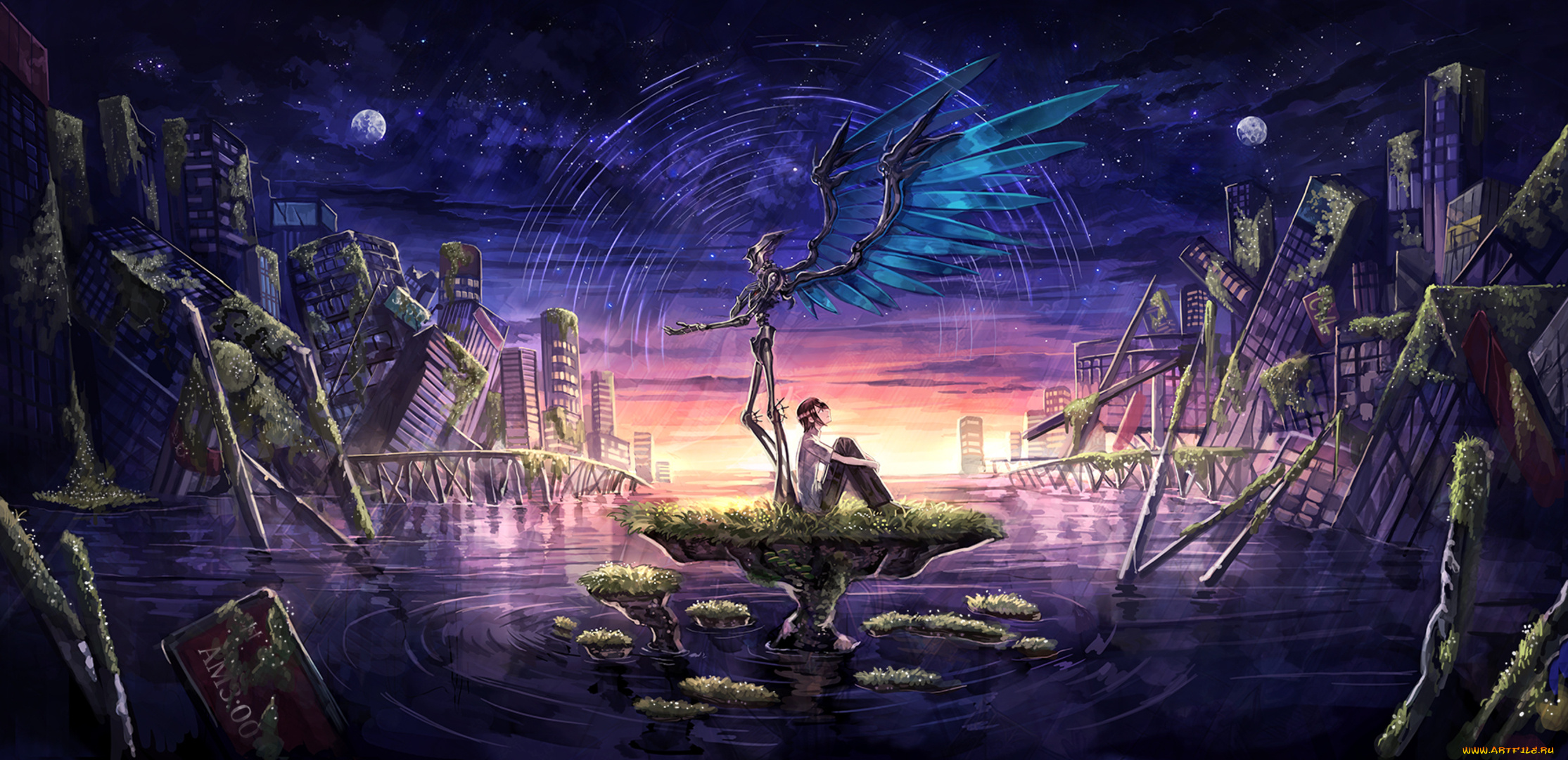 аниме, оружие, , техника, , технологии, post, apocalyptic