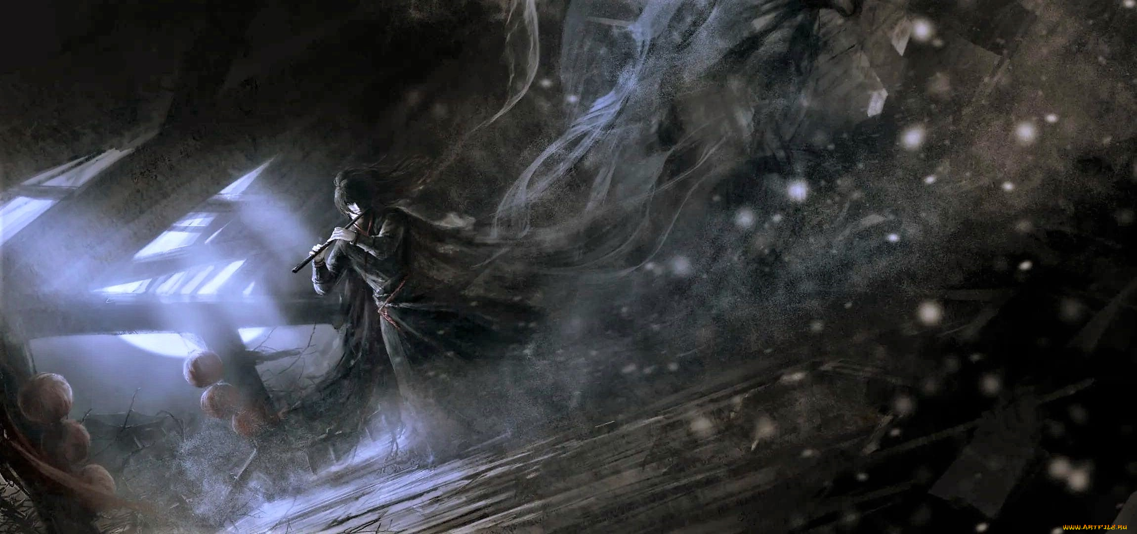 аниме, mo, dao, zu, shi, вэй, усянь, флейта