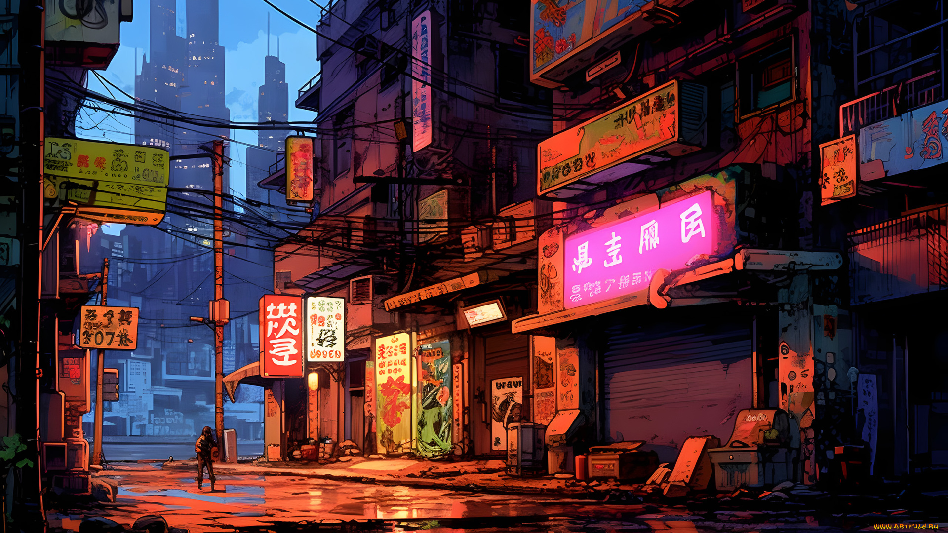 аниме, город, , улицы, , интерьер, , здания, нейросети, графика, нейроарт, ai, art, нейронные, сети, рисунки, нейро, искусство
