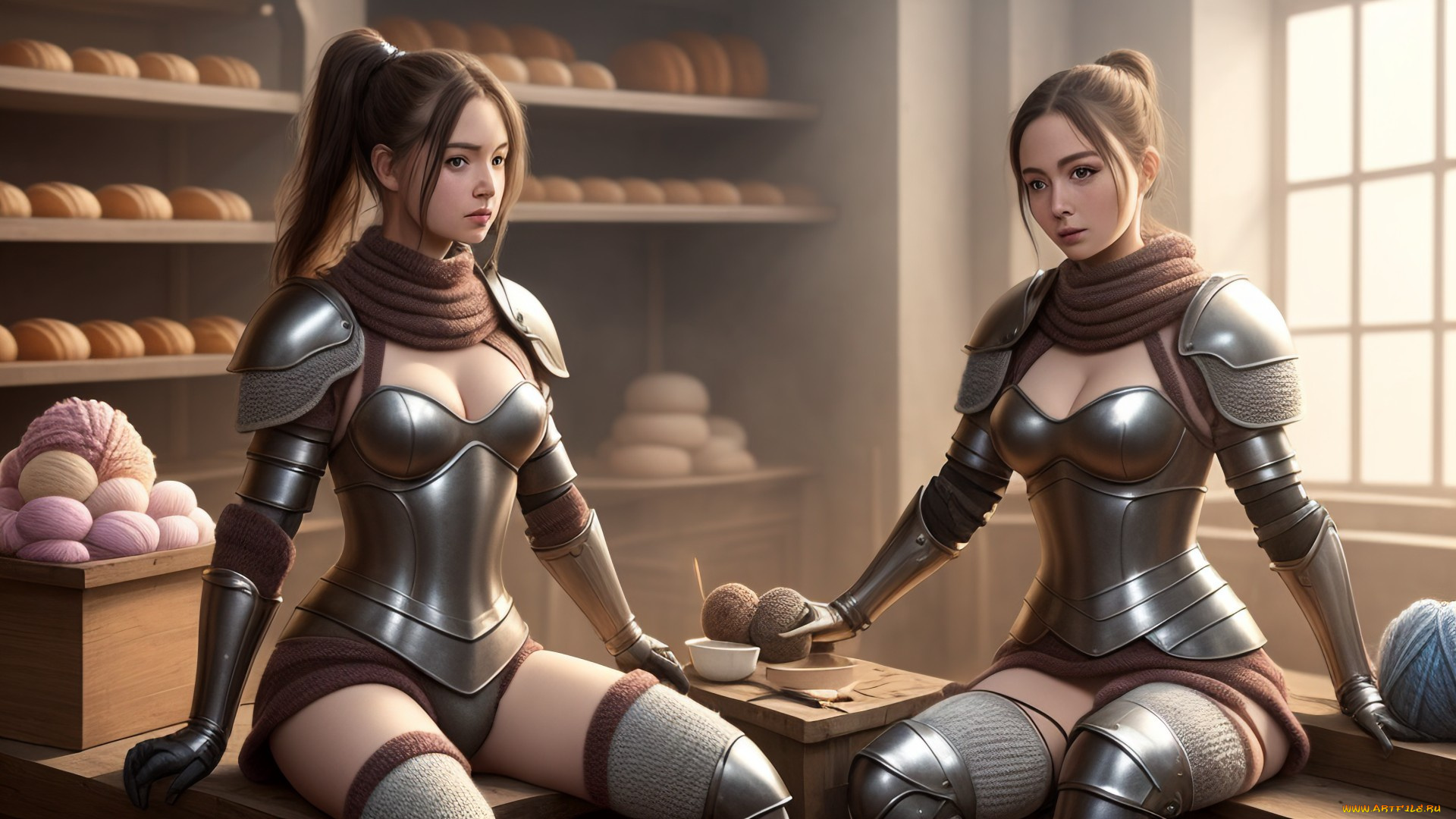 фэнтези, девушки, нейросети, графика, нейроарт, ai, art, нейронные, сети, рисунки, нейро, искусство, девушка, дракон