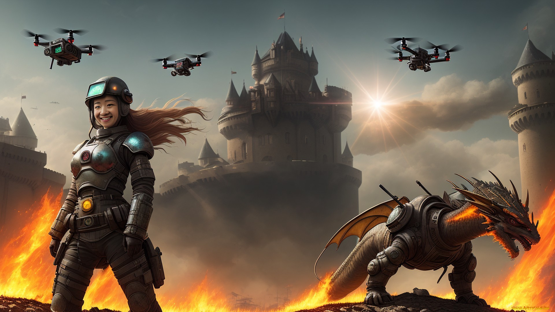 фэнтези, красавицы, и, чудовища, нейросети, графика, нейроарт, ai, art, нейронные, сети, рисунки, нейро, искусство