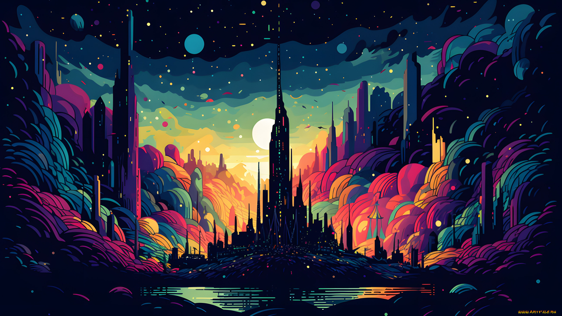 фэнтези, замки, замок