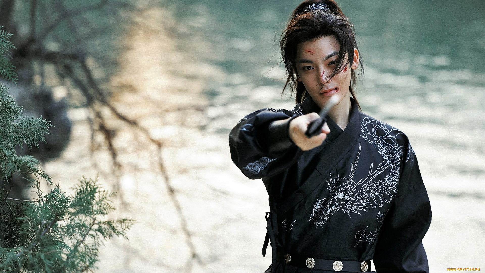 кино, фильмы, back, from, the, brink, парень, кинжал, река