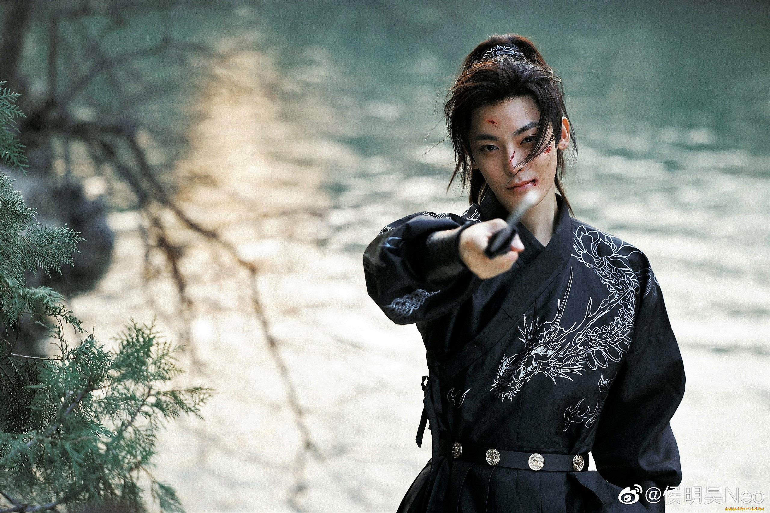 кино, фильмы, back, from, the, brink, парень, кинжал, река