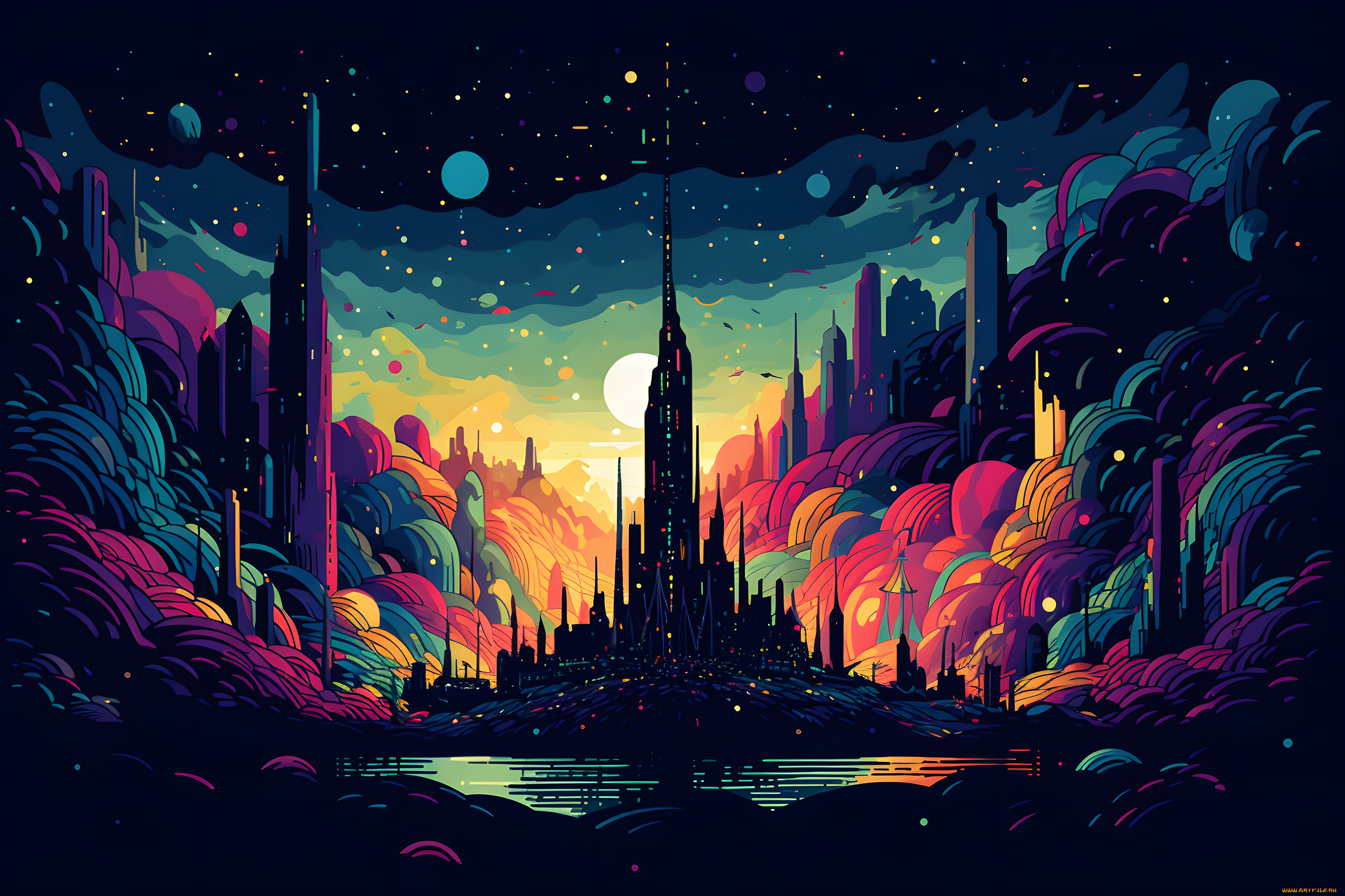 фэнтези, замки, замок