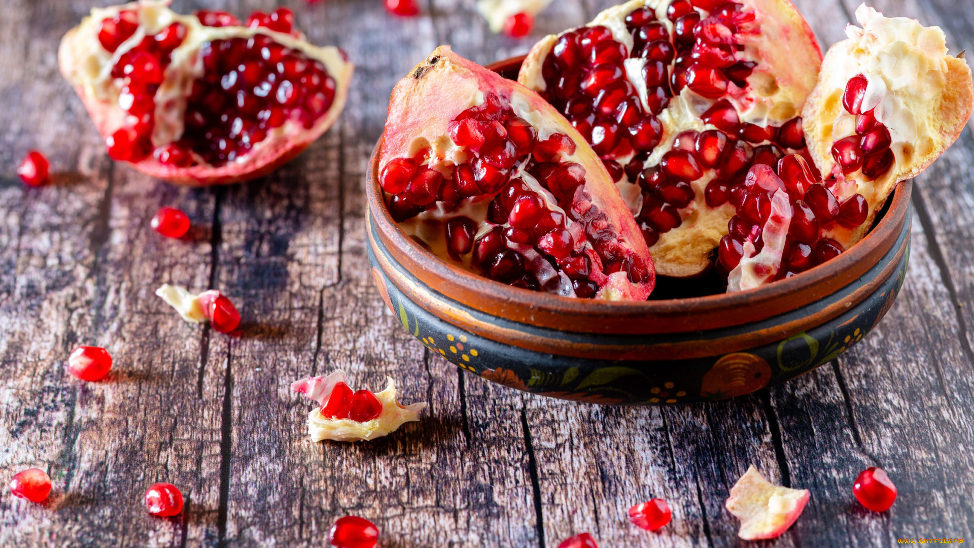 еда, гранат