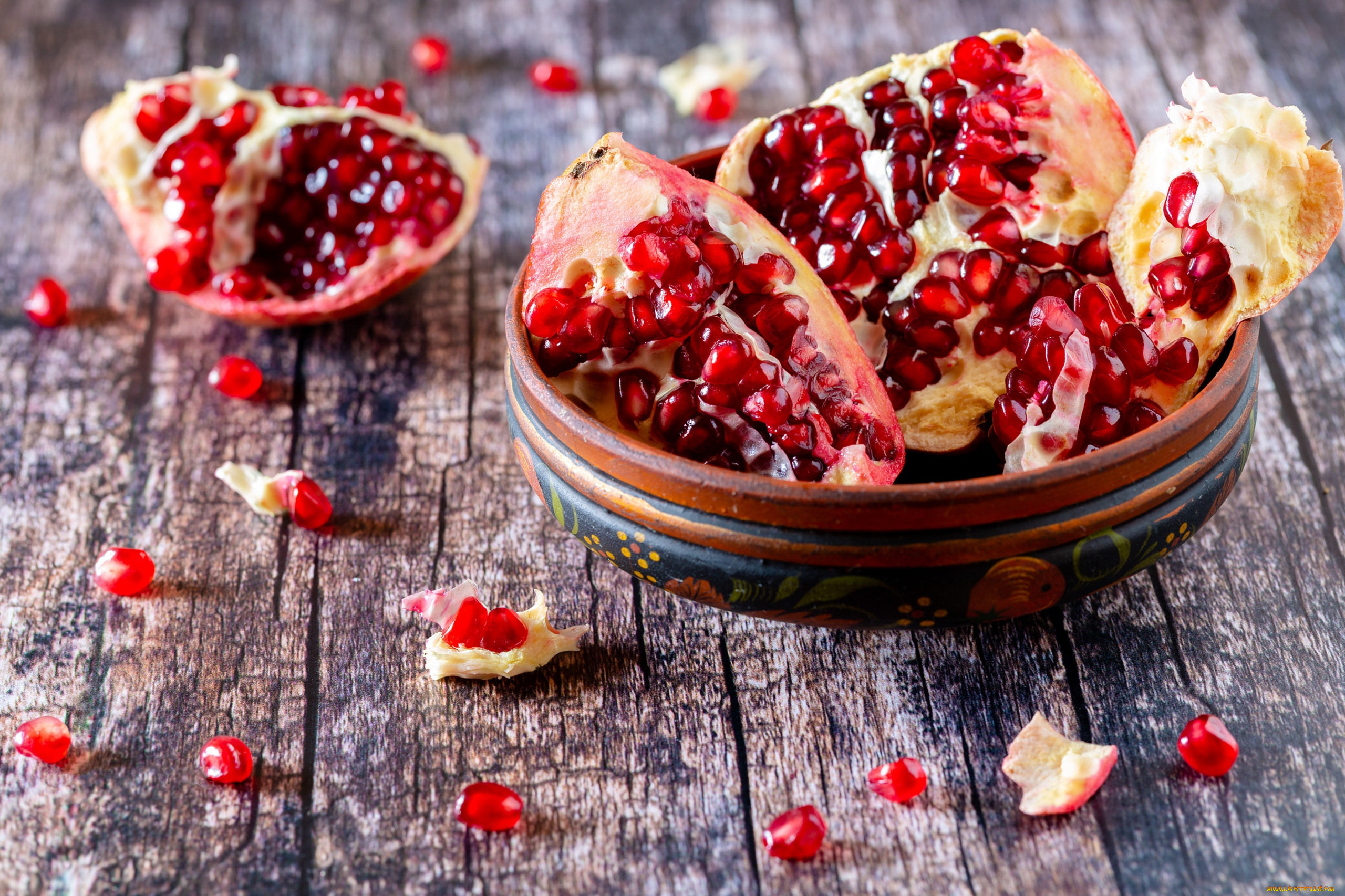 еда, гранат