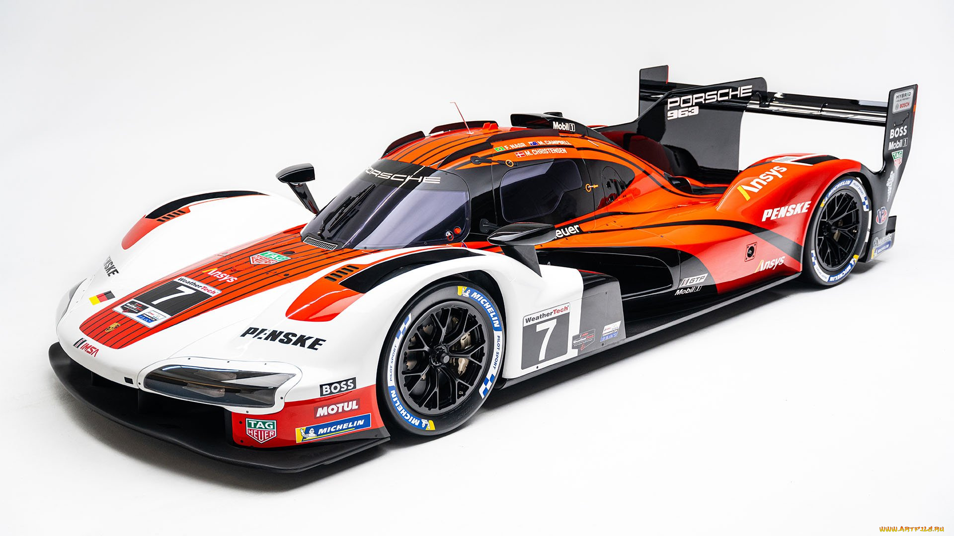 2023-porsche-963-penske, автомобили, porsche