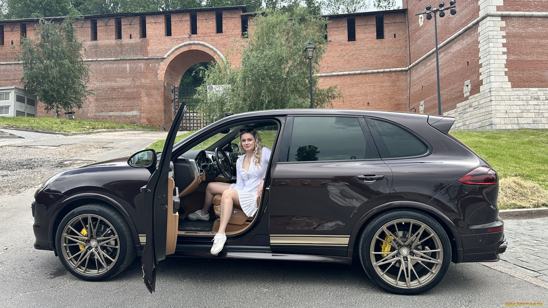 автомобили, -авто, с, девушками, porsche, cayenne