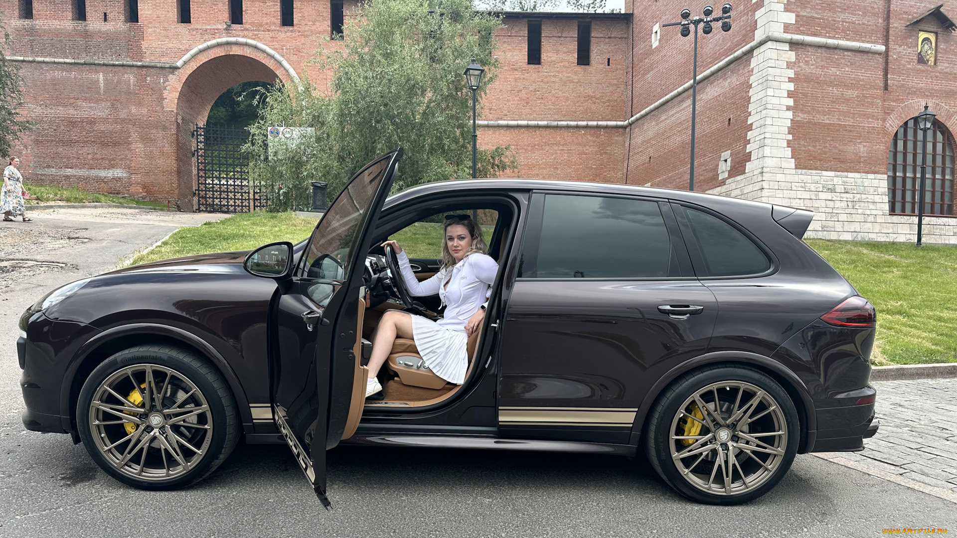 автомобили, -авто, с, девушками, porsche, cayenne