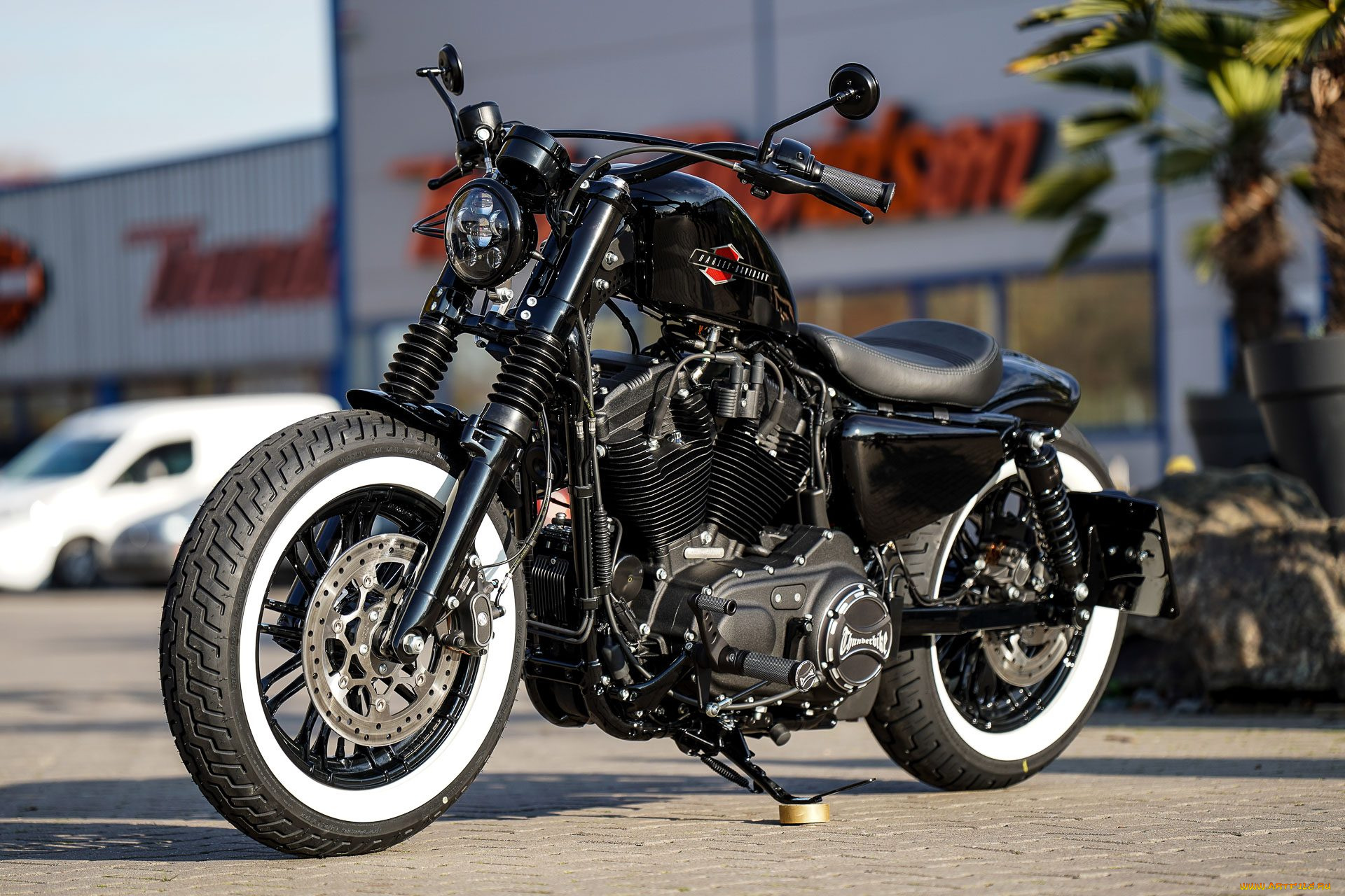 харлей, мотоциклы, harley-davidson, мотоцикл, байк, thunderbike, customs