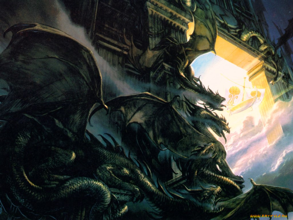 фэнтези, драконы