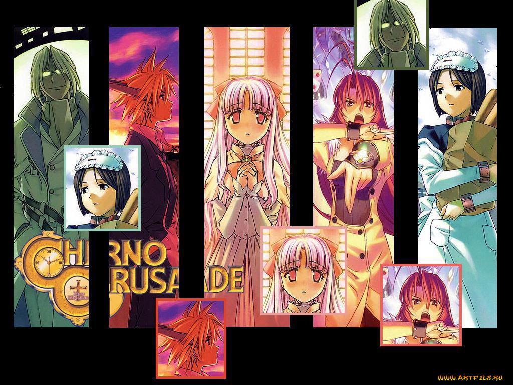 аниме, chrno, crusade