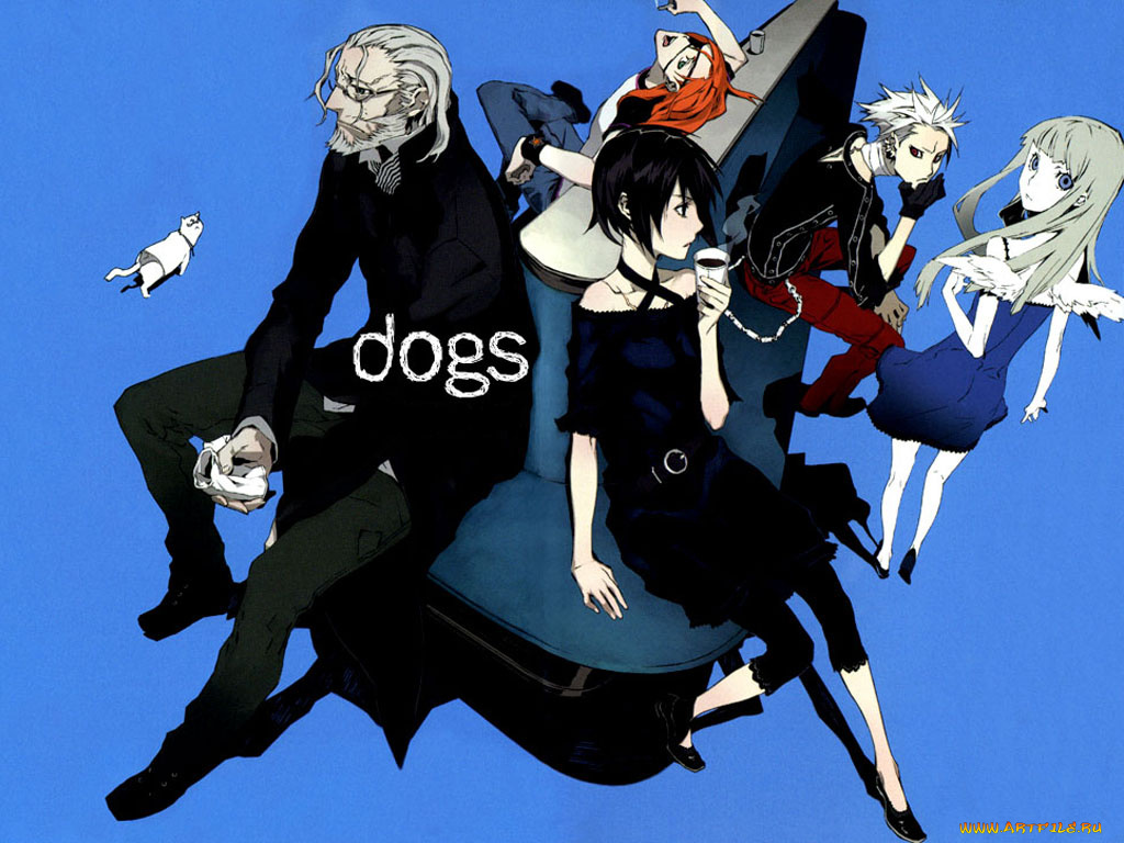 аниме, dogs, bullets, carnage