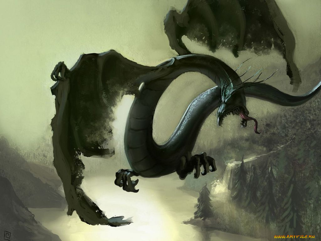 фэнтези, драконы