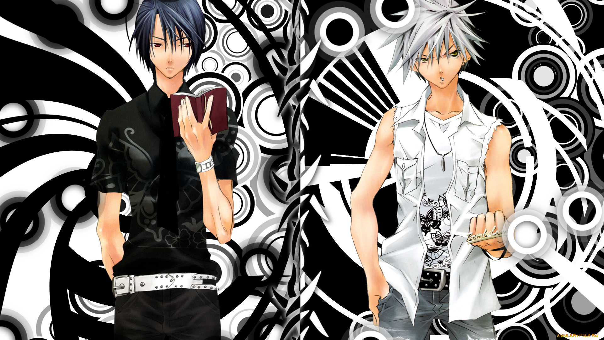 аниме, zombie, loan