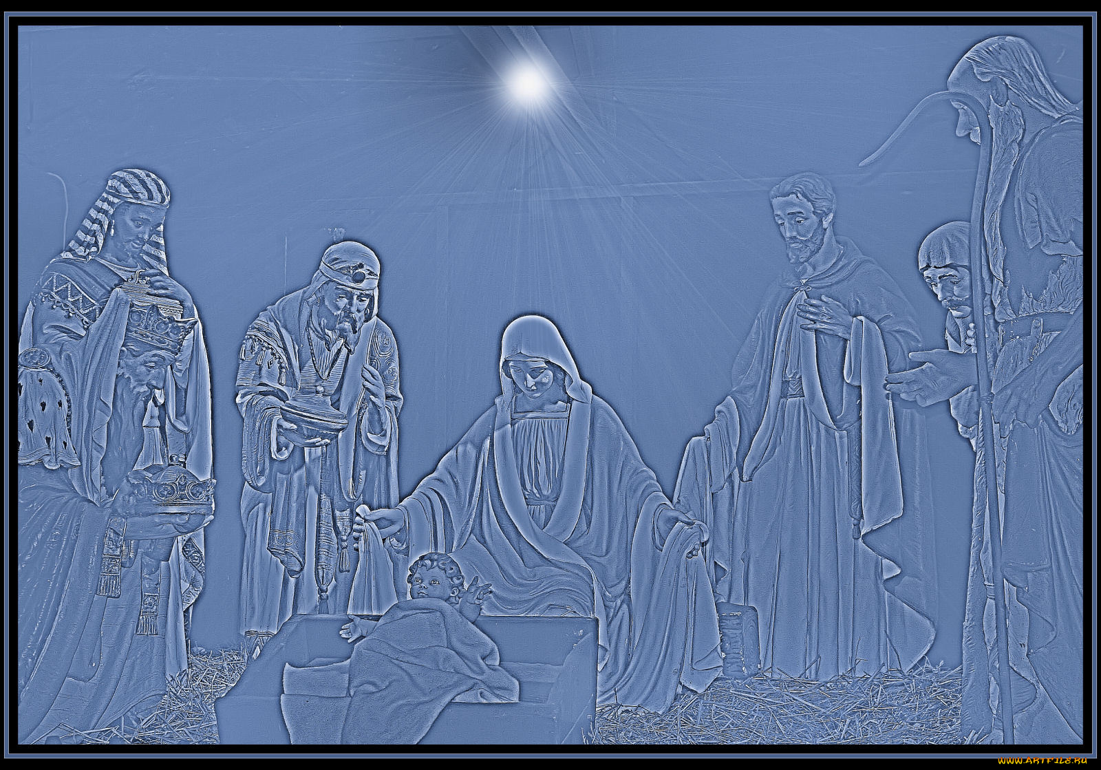 3д, графика, religion, религия, люди, звезда