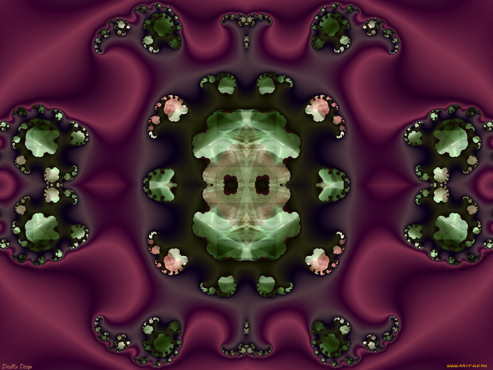 3д, графика, fractal, фракталы