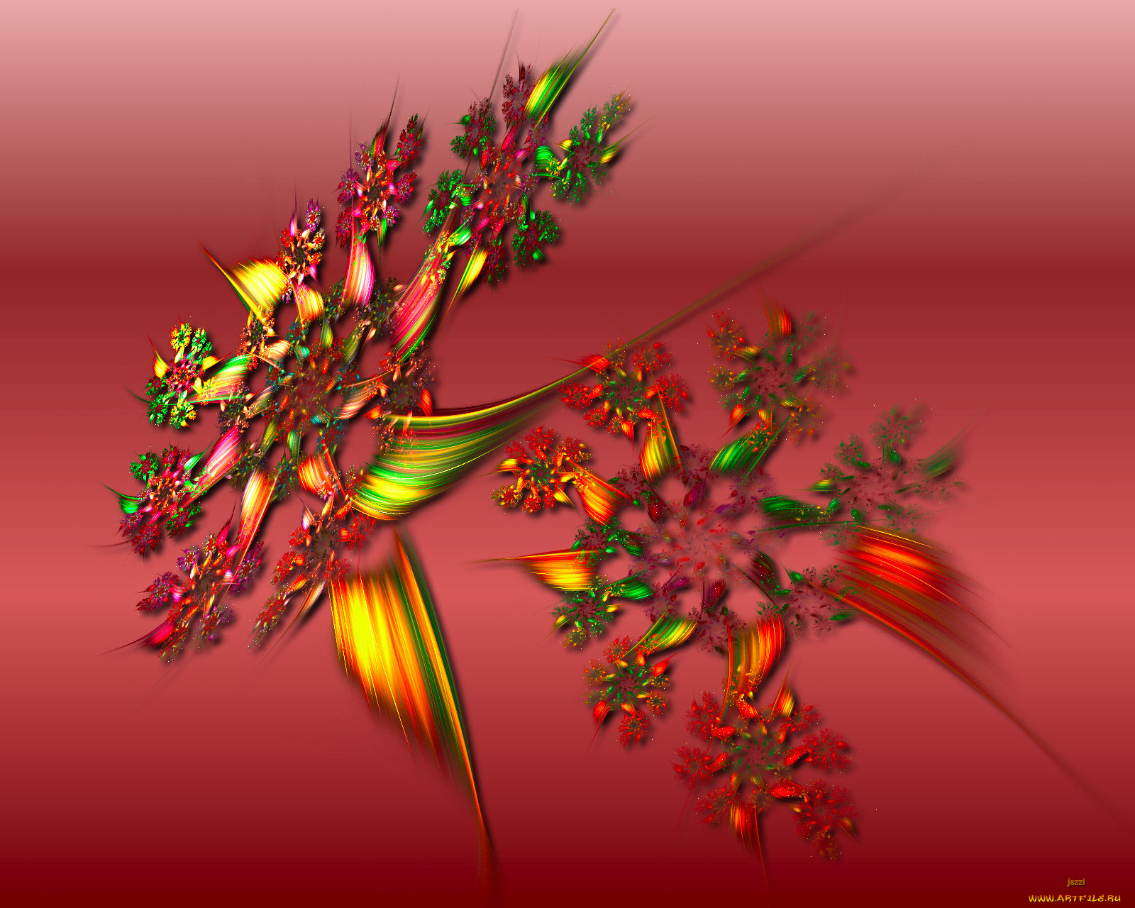 3д, графика, fractal, фракталы