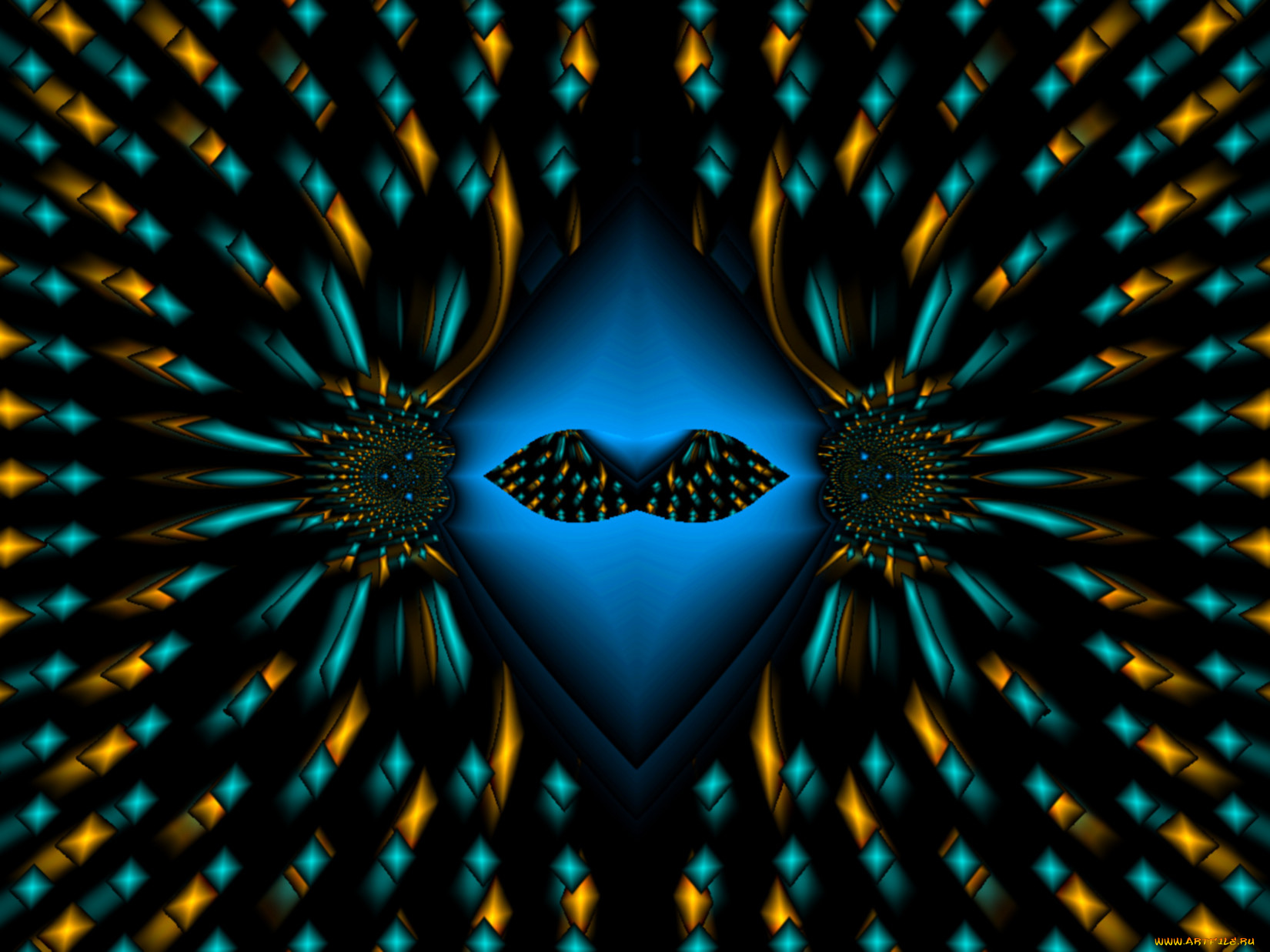 3д, графика, fractal, фракталы