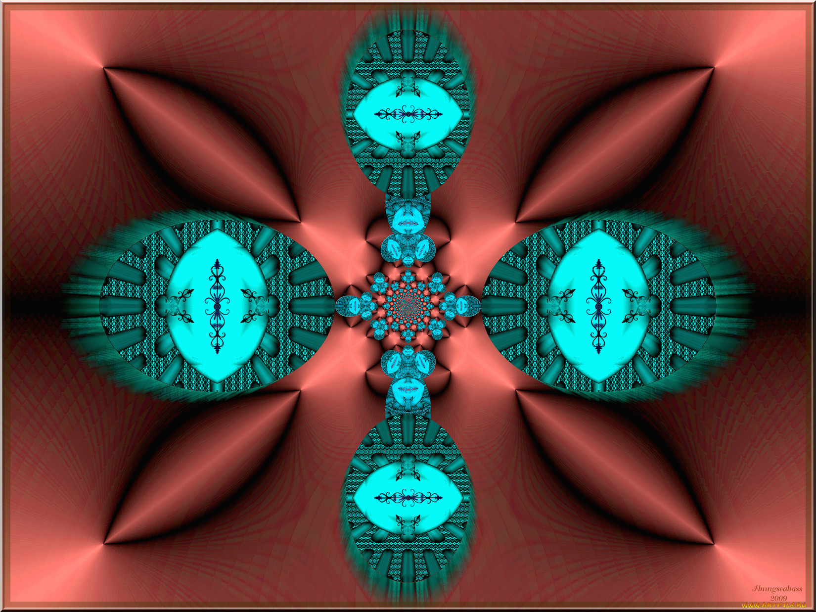 3д, графика, fractal, фракталы