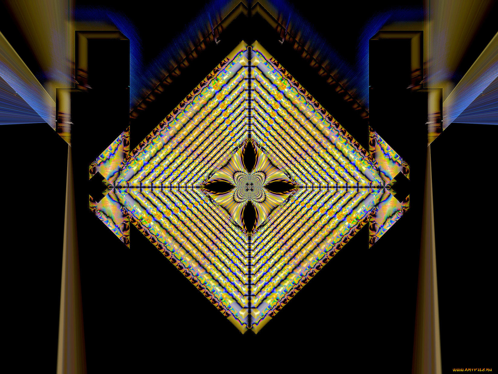 3д, графика, fractal, фракталы