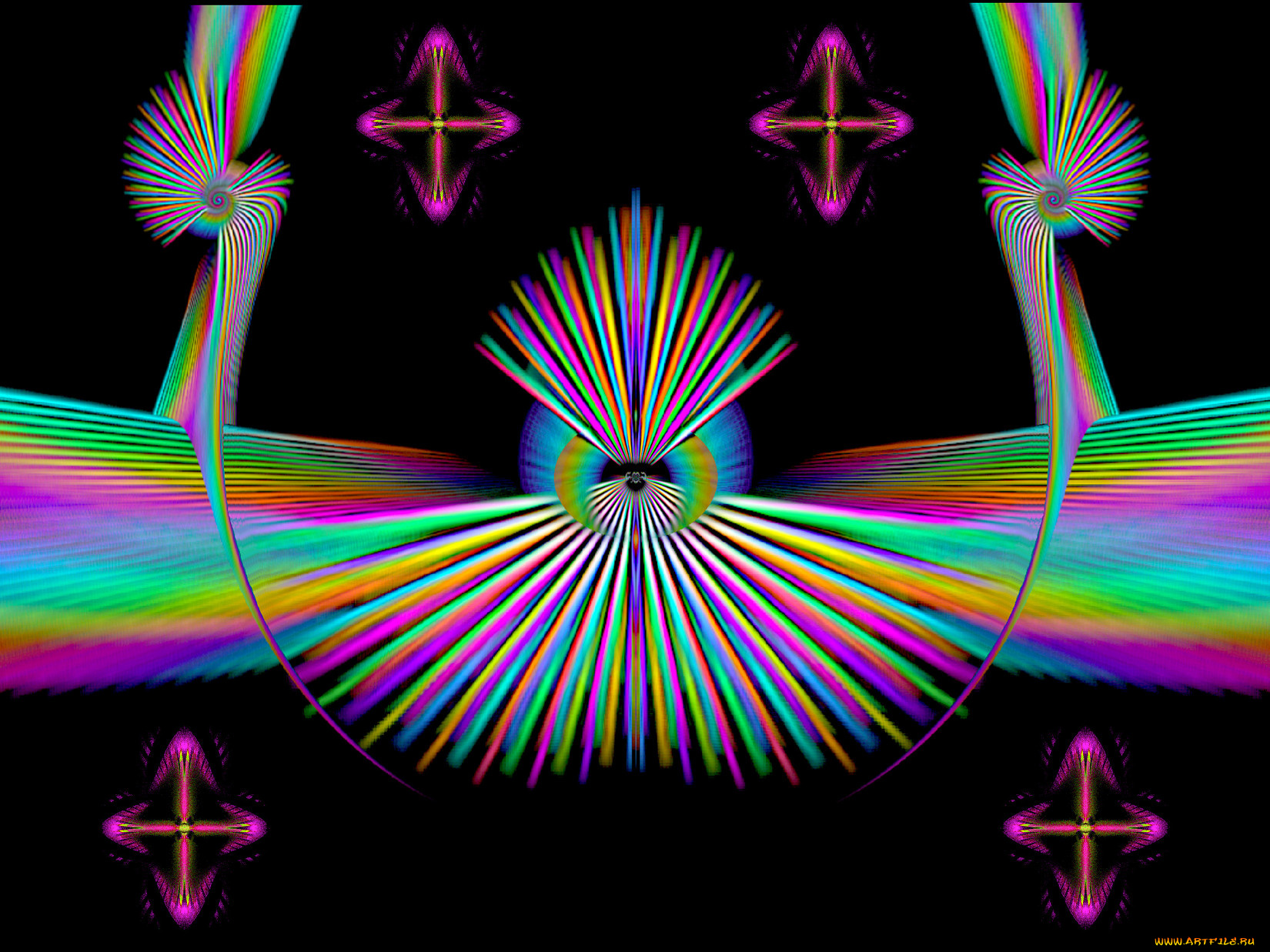 3д, графика, fractal, фракталы