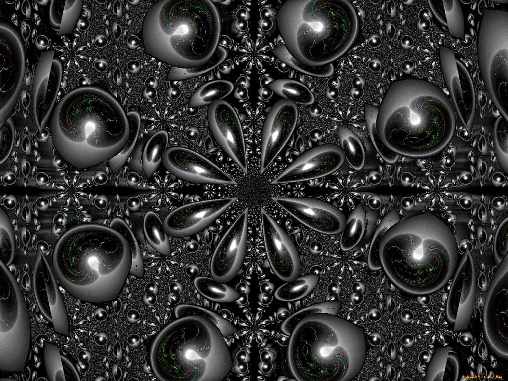 3д, графика, fractal, фракталы