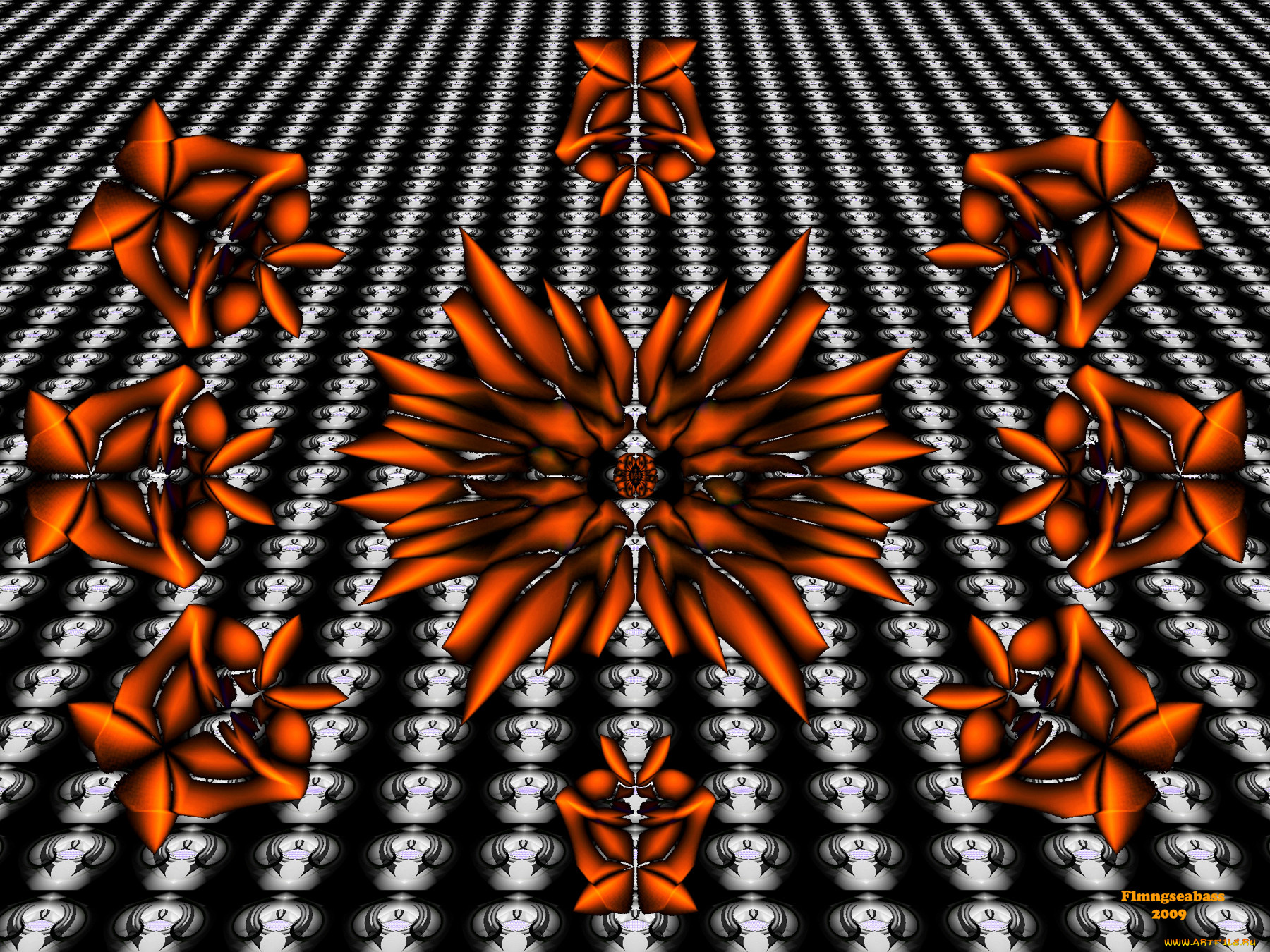 3д, графика, fractal, фракталы