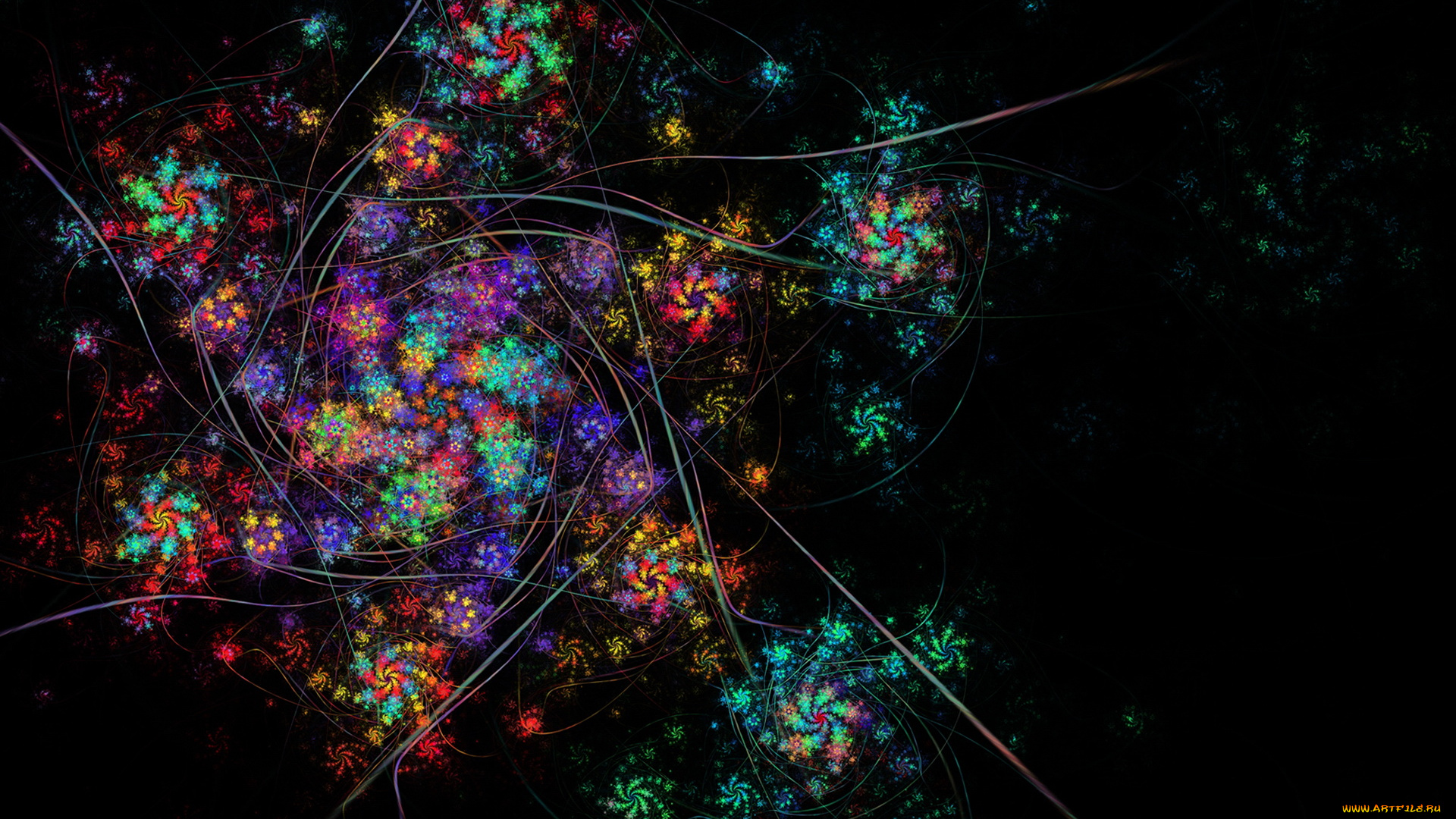 3д, графика, fractal, фракталы