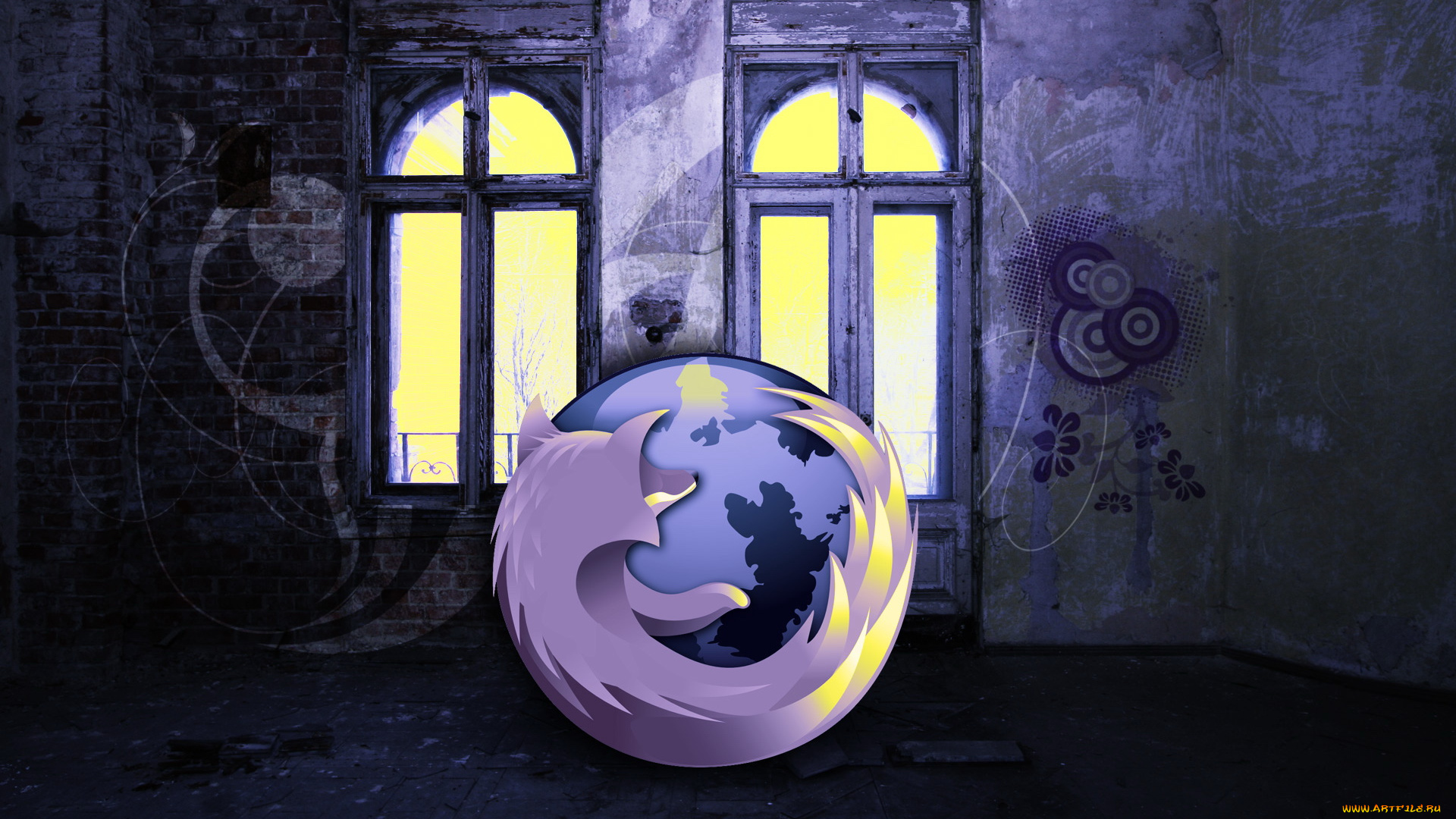 компьютеры, mozilla, firefox, окна, лиса