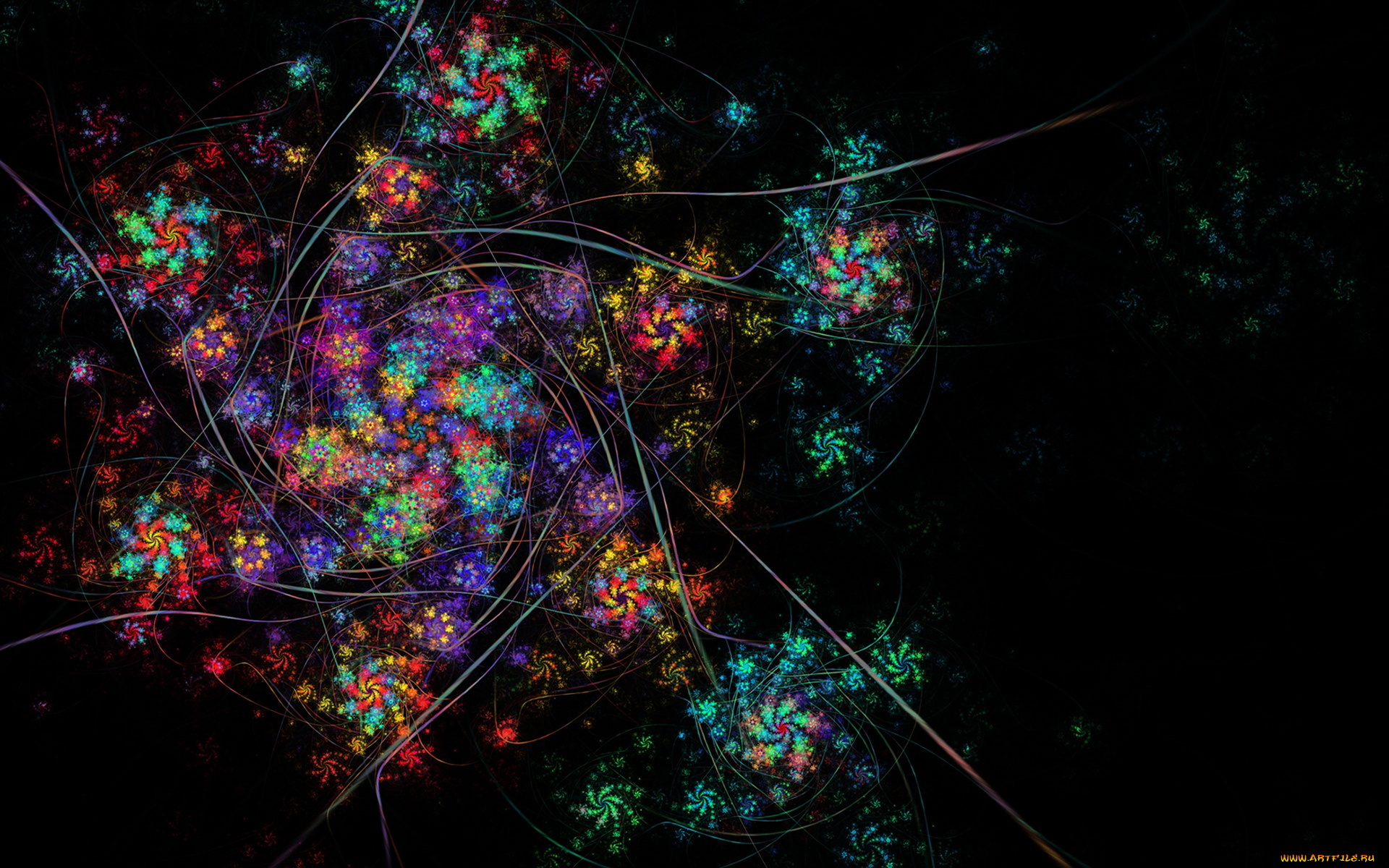 3д, графика, fractal, фракталы