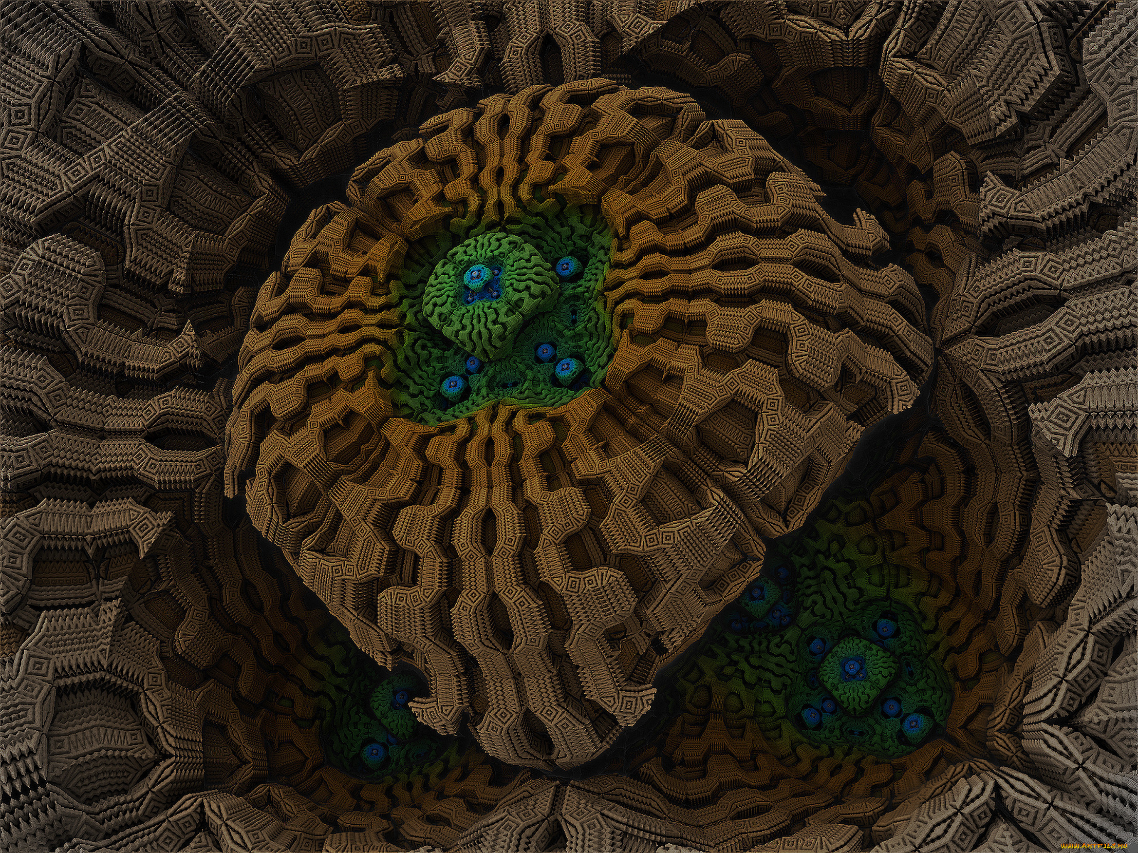 3д, графика, fractal, фракталы, фрактал