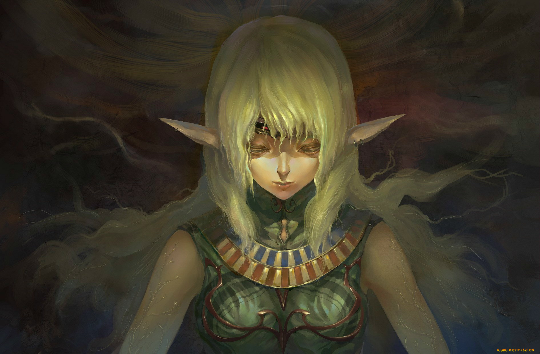 фэнтези, эльфы, эльфийка