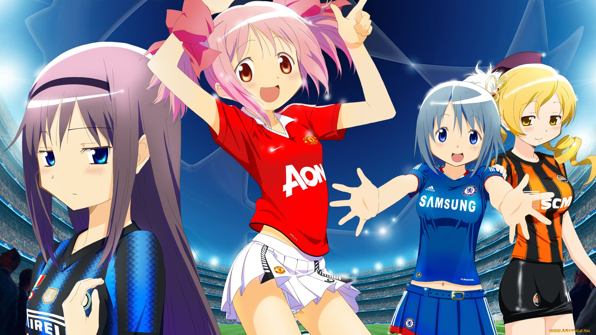 mahou, shoujo, madoka, magika, аниме, magica, kaname, akemi, homura, tomoe, mami, miki, sayaka