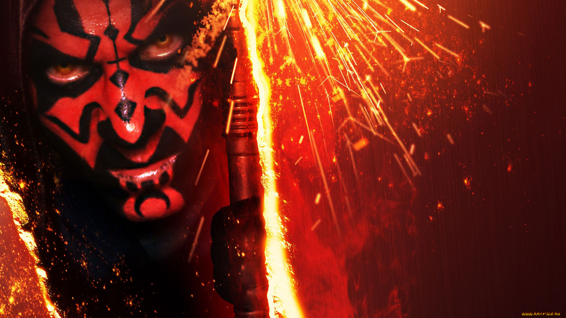 звездные, войны, эпизод, скрытая, угроза, кино, фильмы, star, wars, episode, the, phantom, menace, темная, сторона, дарт, мол, darth, maul, ситх