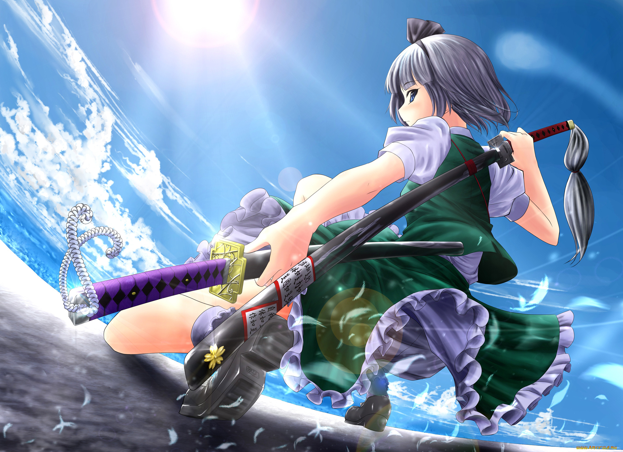 konpaku, youmu, аниме, touhou