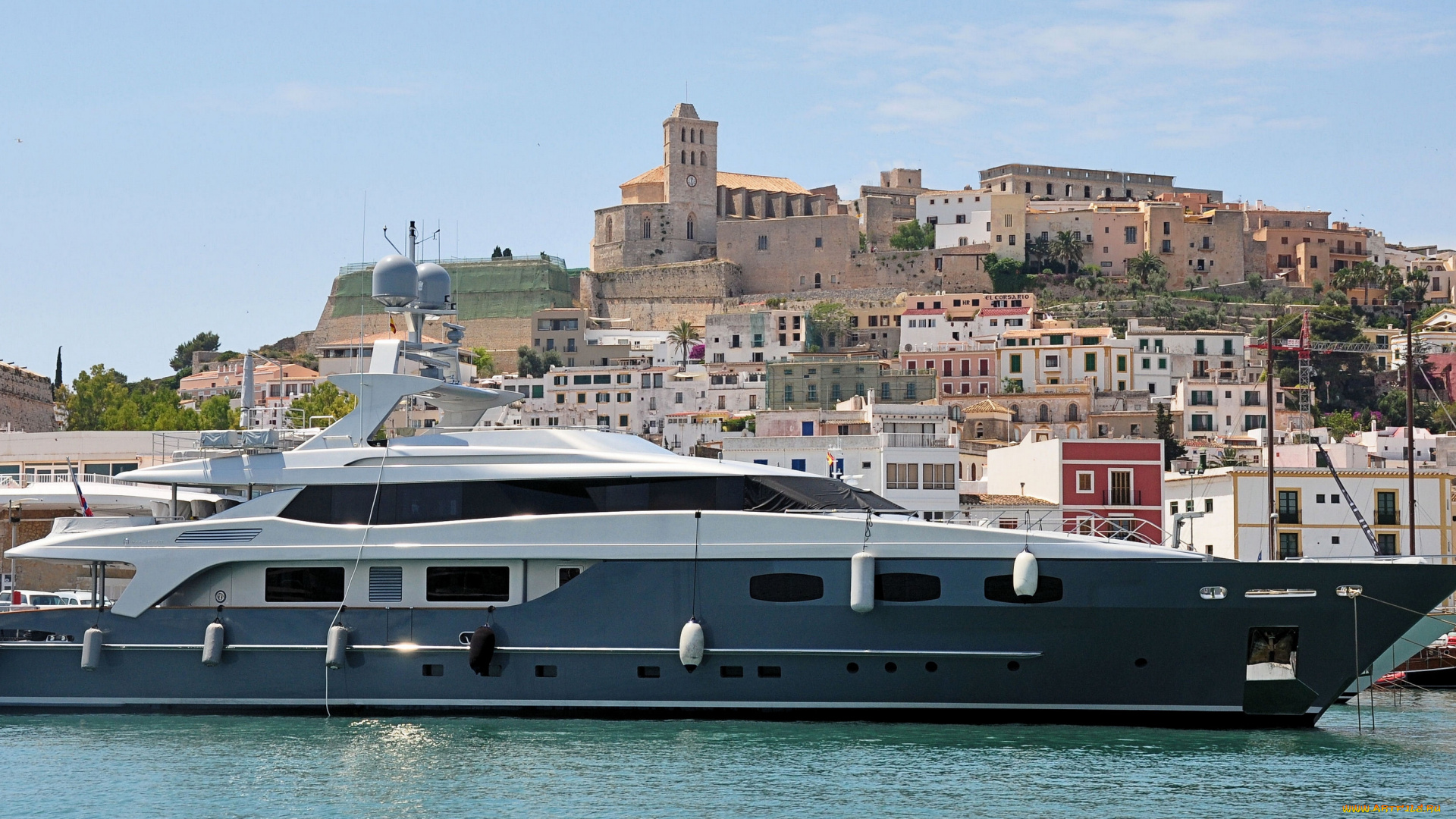 корабли, Яхты, испания, ивиса, spain, ibiza