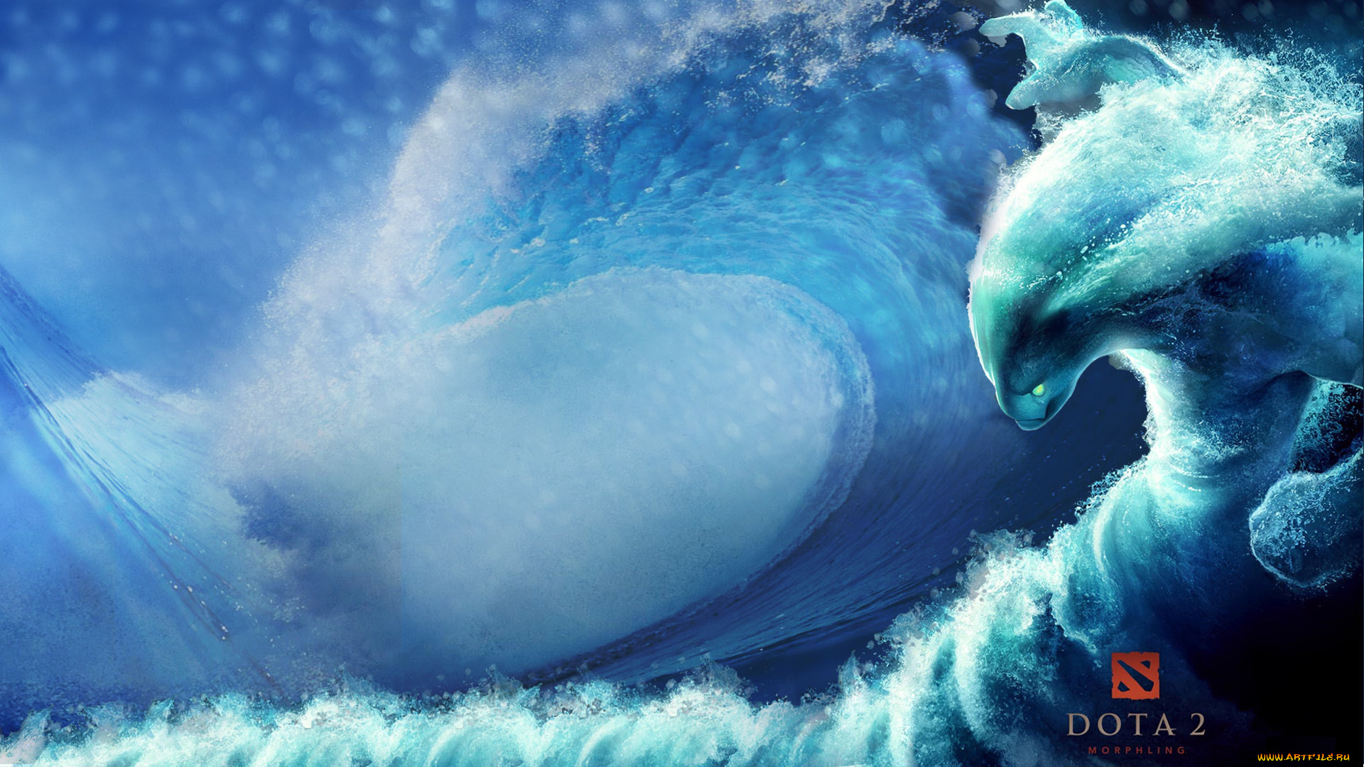 видео, игры, dota, волна