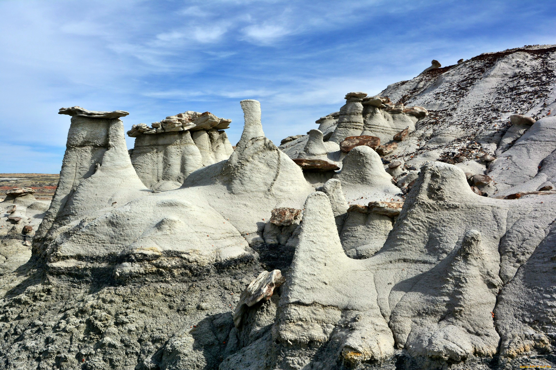 природа, камни, минералы, скалы, облака