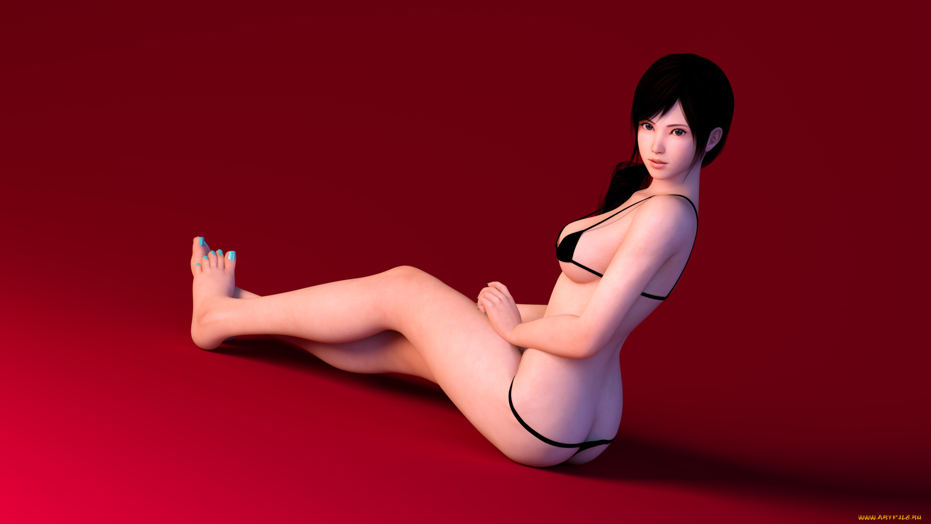 3д, графика, аниме, , anime, взгляд, девушка