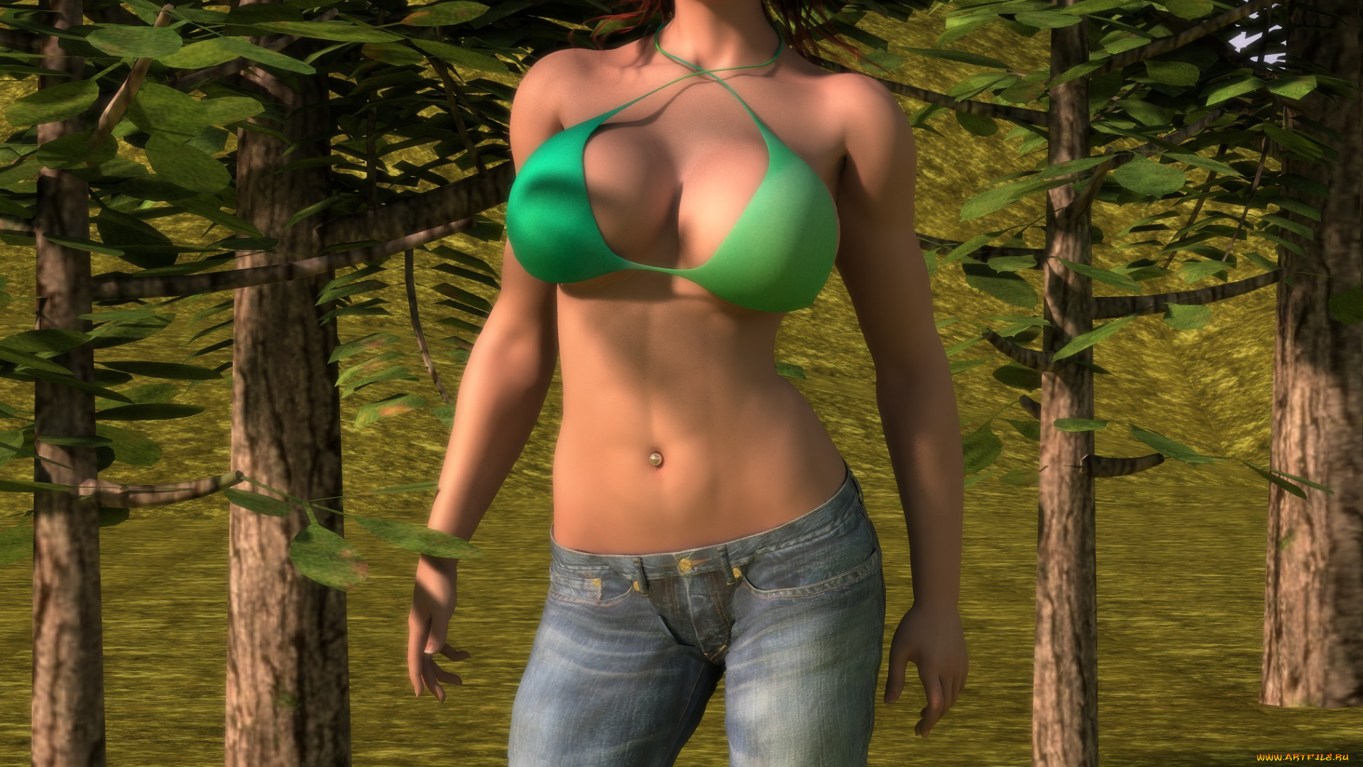 3д, графика, люди, , people, взгляд, девушка