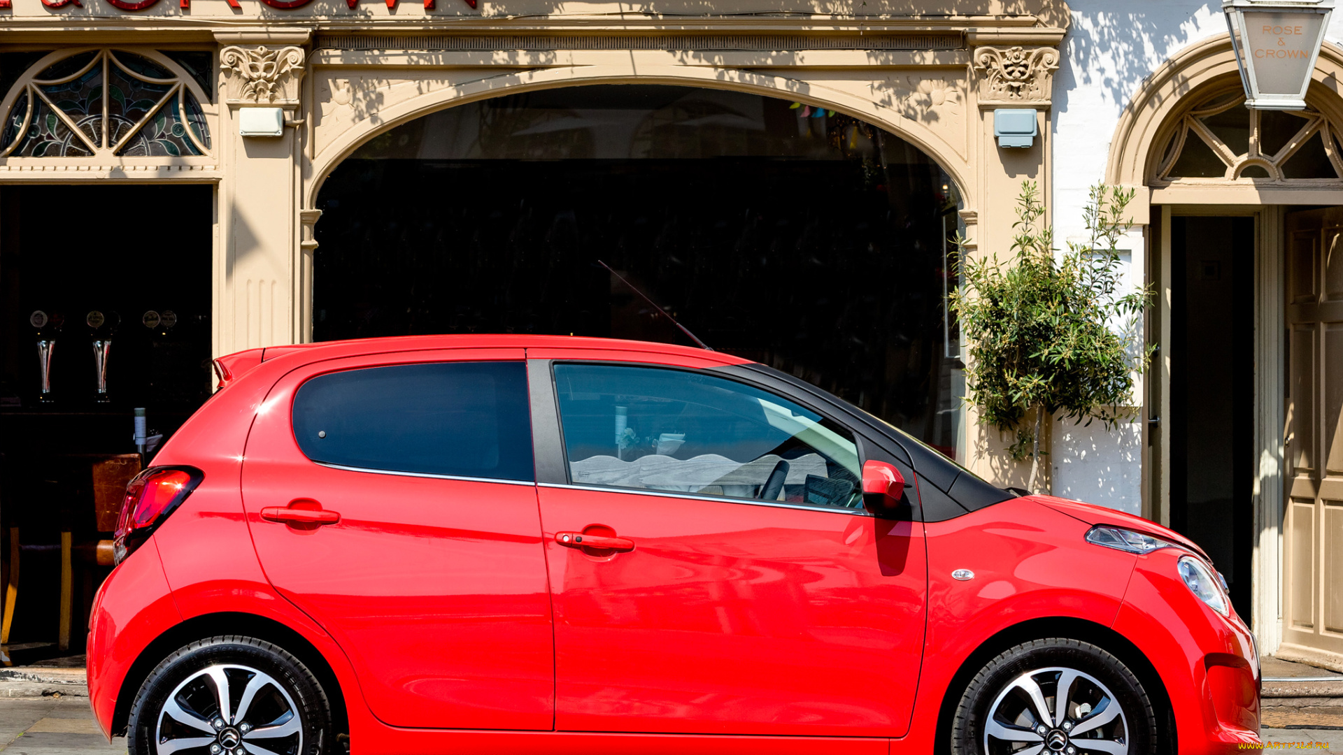 автомобили, citroen, citroеn, 5-door, uk-spec, 2014г, красный, c1