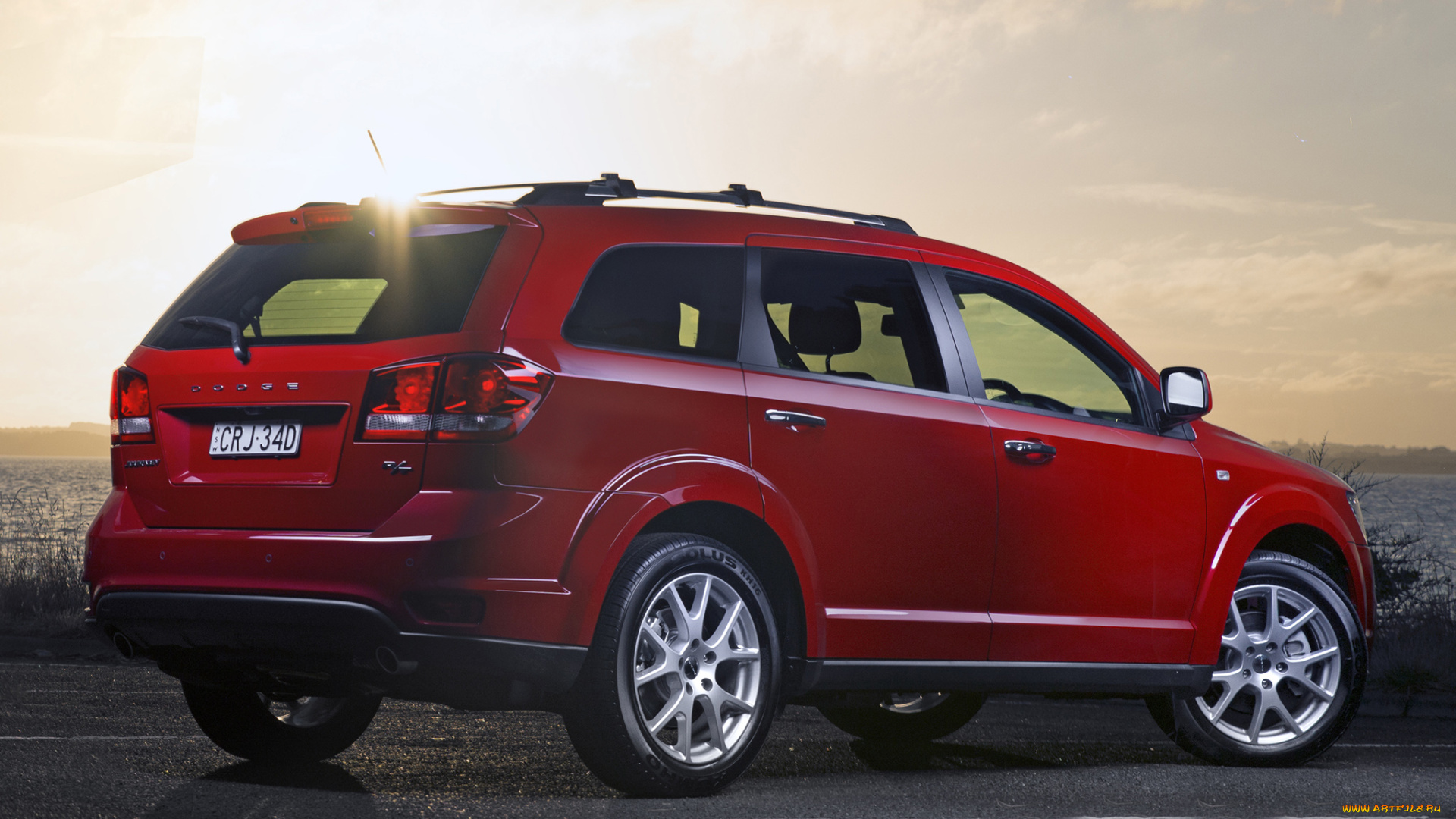 автомобили, dodge, journey, rt, au-spec, красный