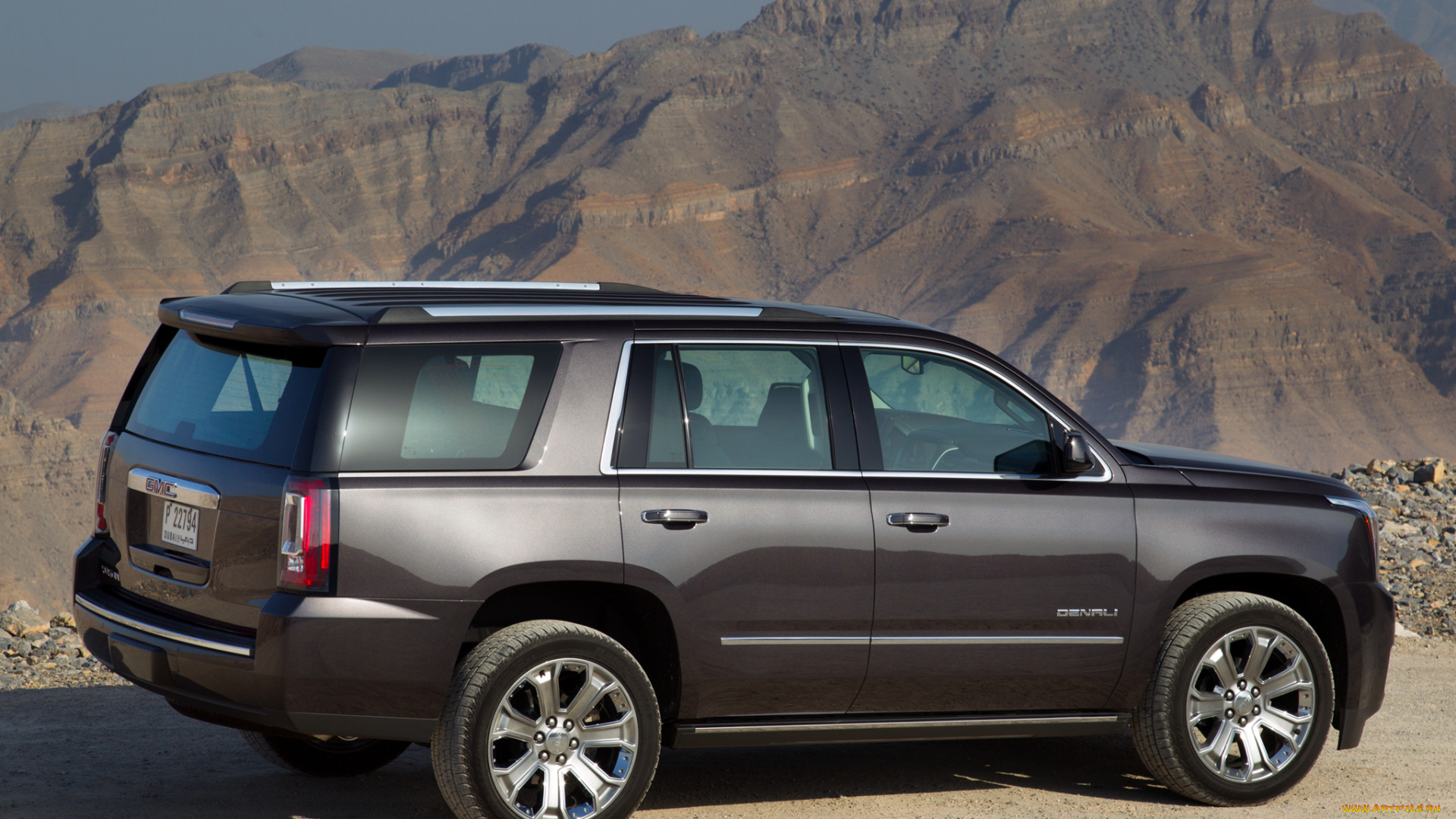 автомобили, gm-gmc, gmc, yukon, denali, 2014, темный