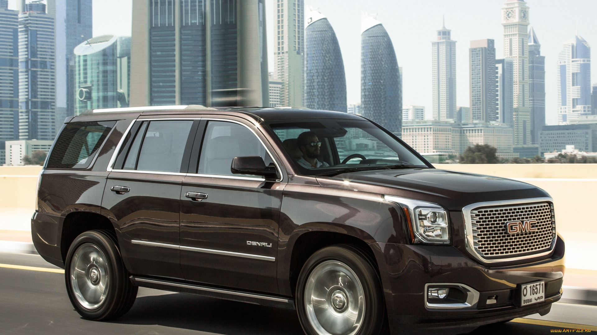 автомобили, gm-gmc, gmc, yukon, denali, 2014, темный