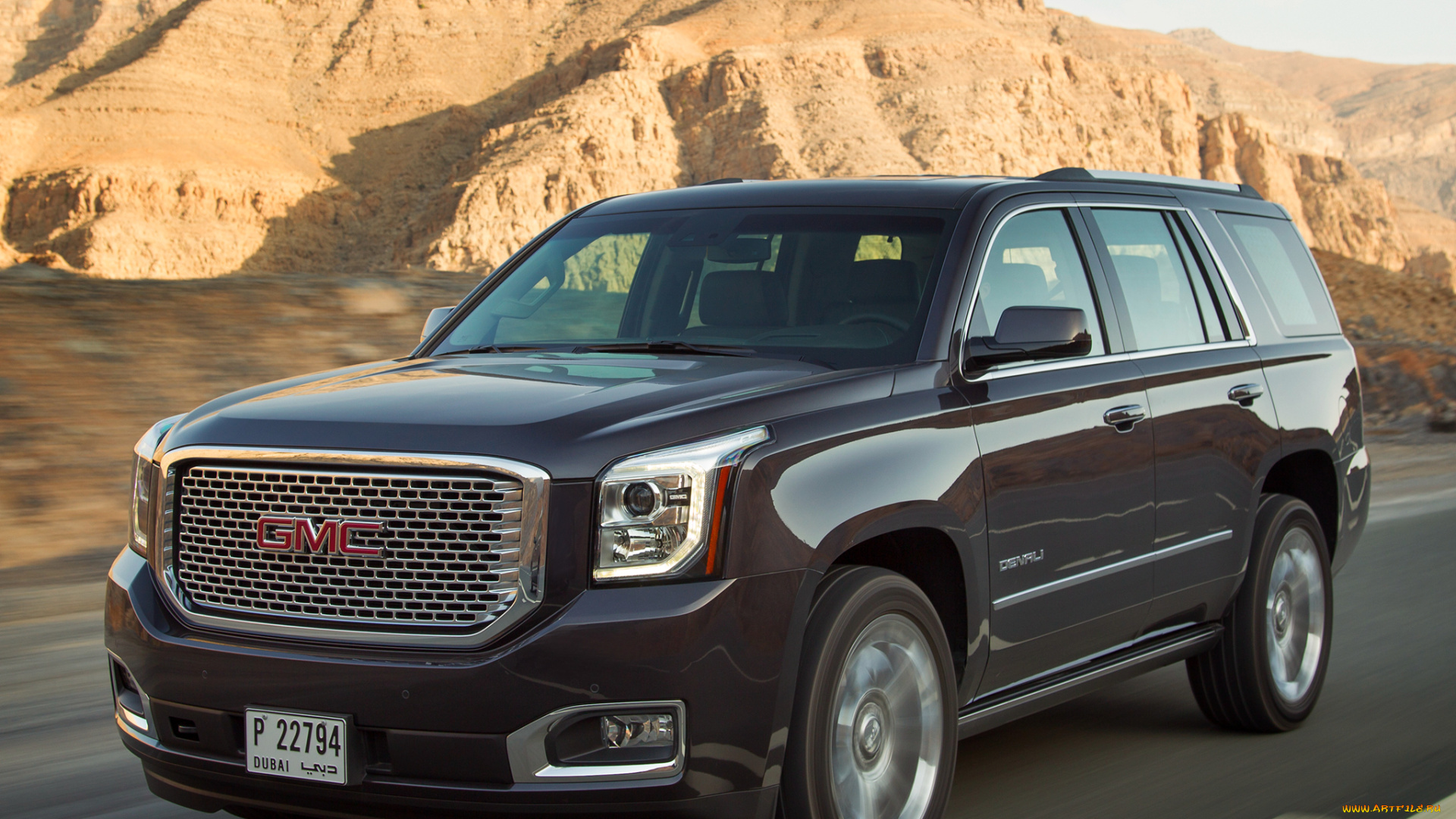автомобили, gm-gmc, gmc, yukon, denali, 2014, темный