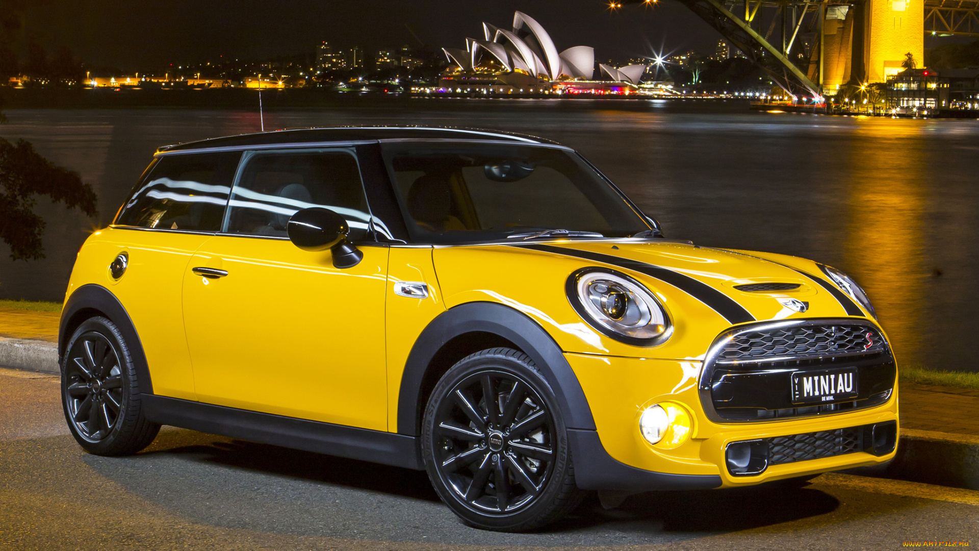 автомобили, mini, 2014г, f56, au-spec, cooper, s, желтый