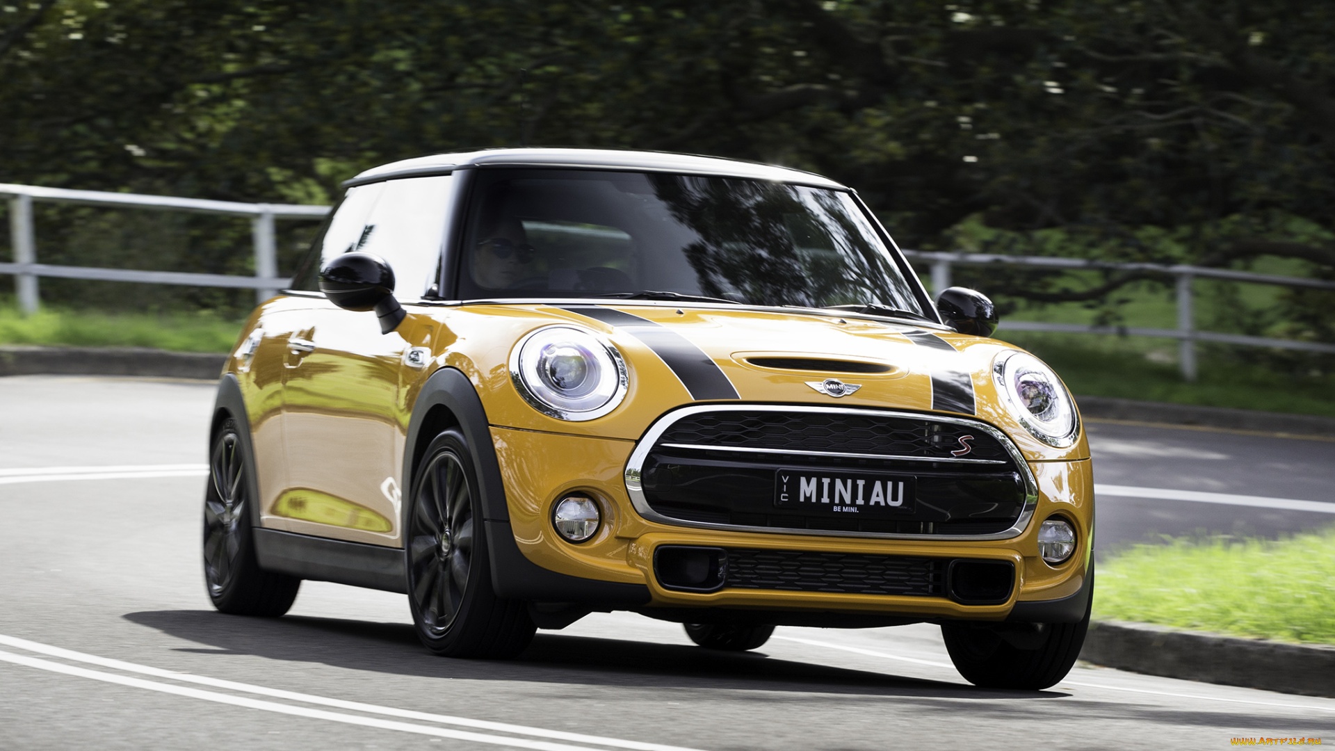 автомобили, mini, au-spec, cooper, s, желтый, 2014г, f56